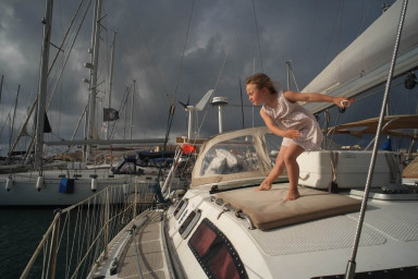 Под парусом с ребенком. Часть 1. Открытое море
