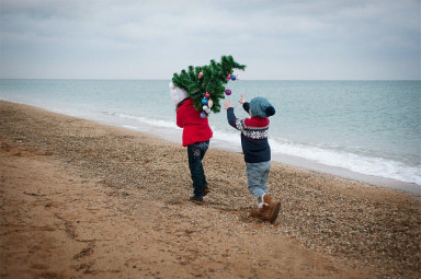 Елка под шубой