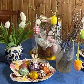 Как покрасить яйца и украсить дом к Пасхе?