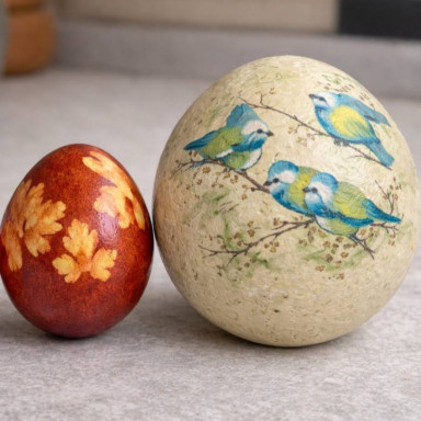 Пасха: вместе с детьми красим яйца перепелиные, куриные и страусиные!